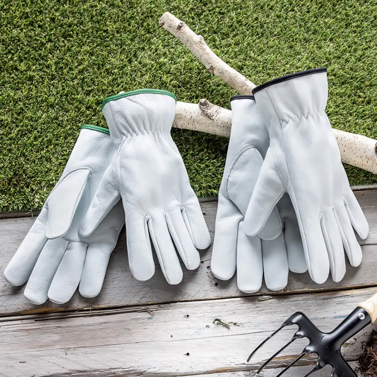 Bild 1 von Powertec Garden Ziegenlederhandschuhe