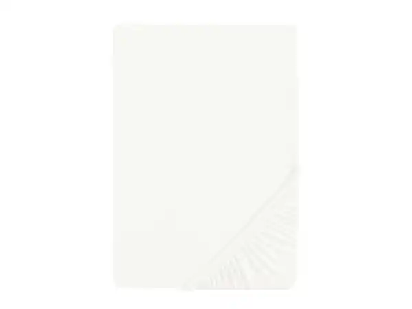 Bild 2 von Biberna Biberna Spannbettlaken, aus Baumwoll-Feinjersey, bügelfrei, bis 200 cm Länge