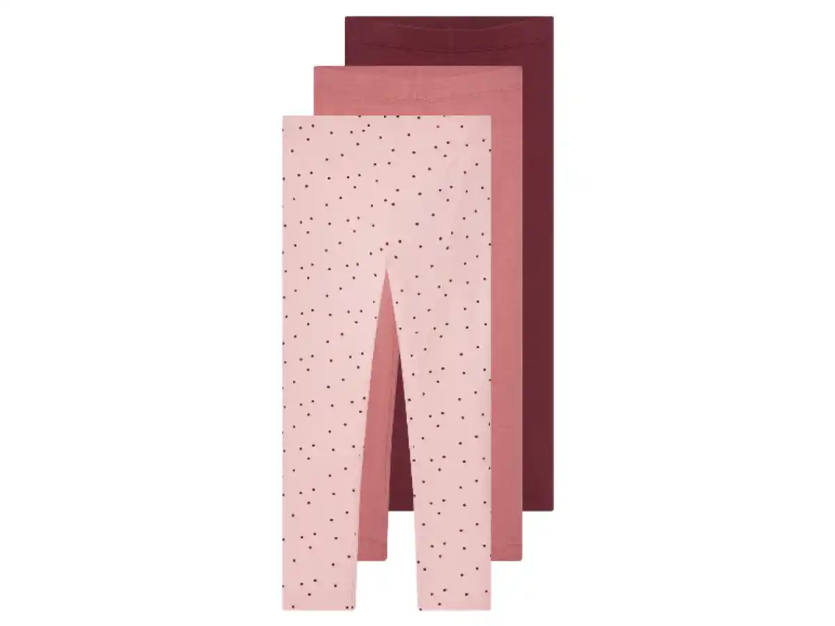 Bild 2 von lupilu® Kinder-Leggings, 3 Stück, mit hohem Baumwollanteil