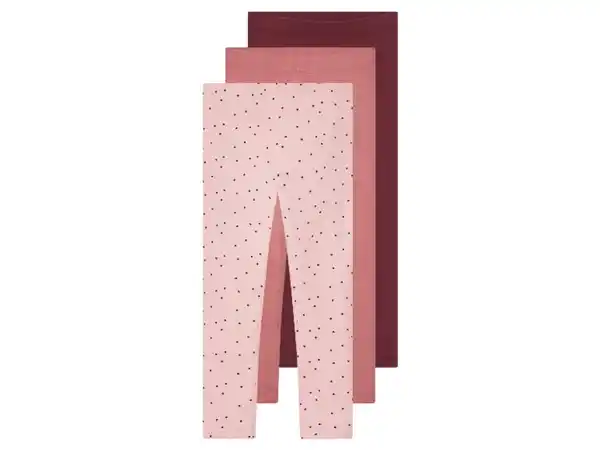 Bild 2 von lupilu® Kinder-Leggings, 3 Stück, mit hohem Baumwollanteil