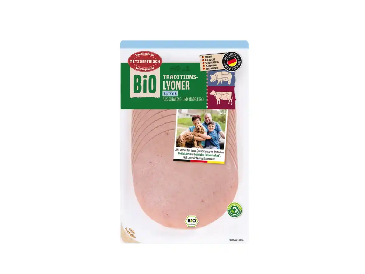 Bild 1 von Metzgerfrisch Bio Traditions-Wurstaufschnitt,  125 g