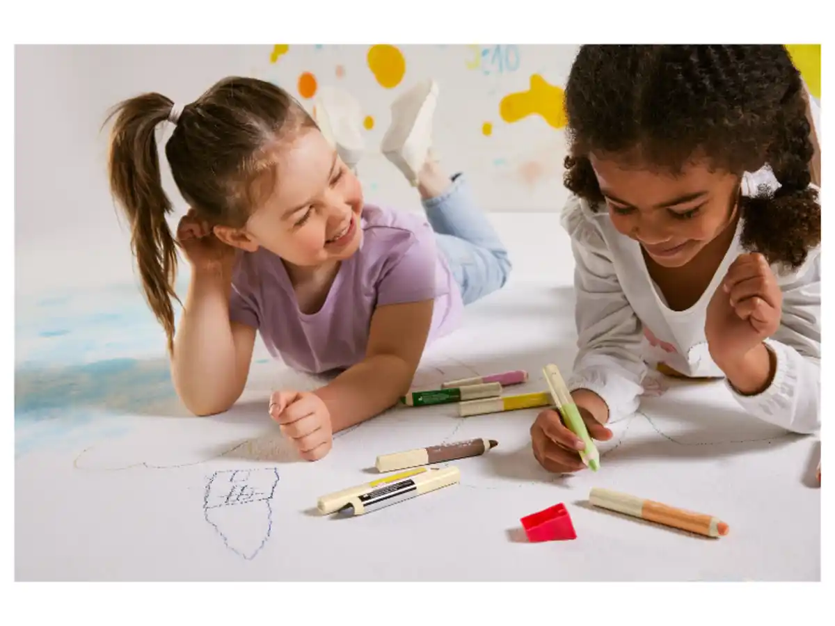 Bild 2 von crelando® Kinder Buntstifte, 10 Stück