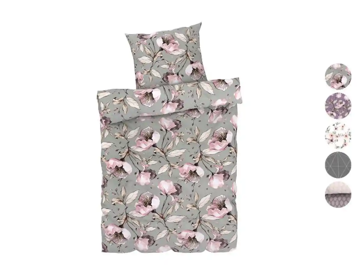 Bild 1 von LIVARNO home Mikrofaser-Satin-Bettwäsche, 135 x 200 cm