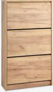 Schuhschrank LIMFJORDEN 3 Fächer eiche