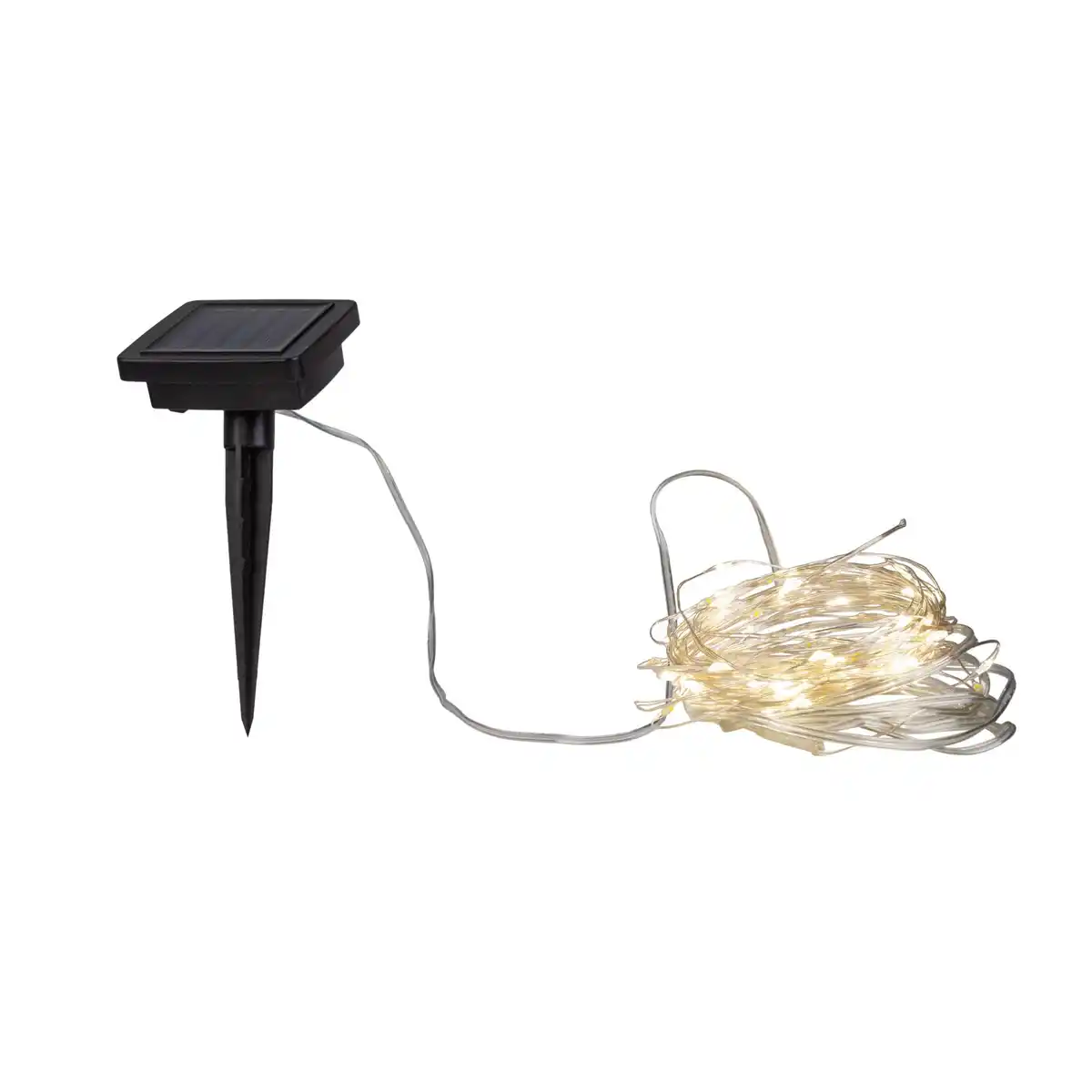 Bild 1 von Light & More LED Lichterkette mit Solarpanel schwarz