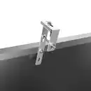 Bild 3 von Solarmodul-Halterung, für Geländer (eckig), für 2 Module, Aluminium, silberfarben