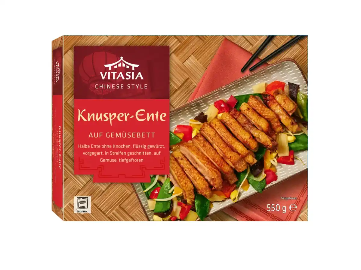 Bild 1 von Vitasia Knusper-Ente auf Gemüsebett,  550 g