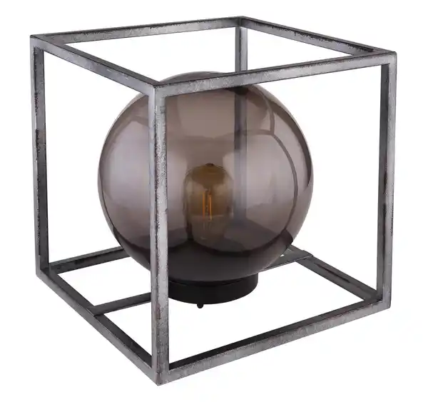 Bild 1 von Globo LED Solar-Tischleuchte Metall Rauchglas 23cm