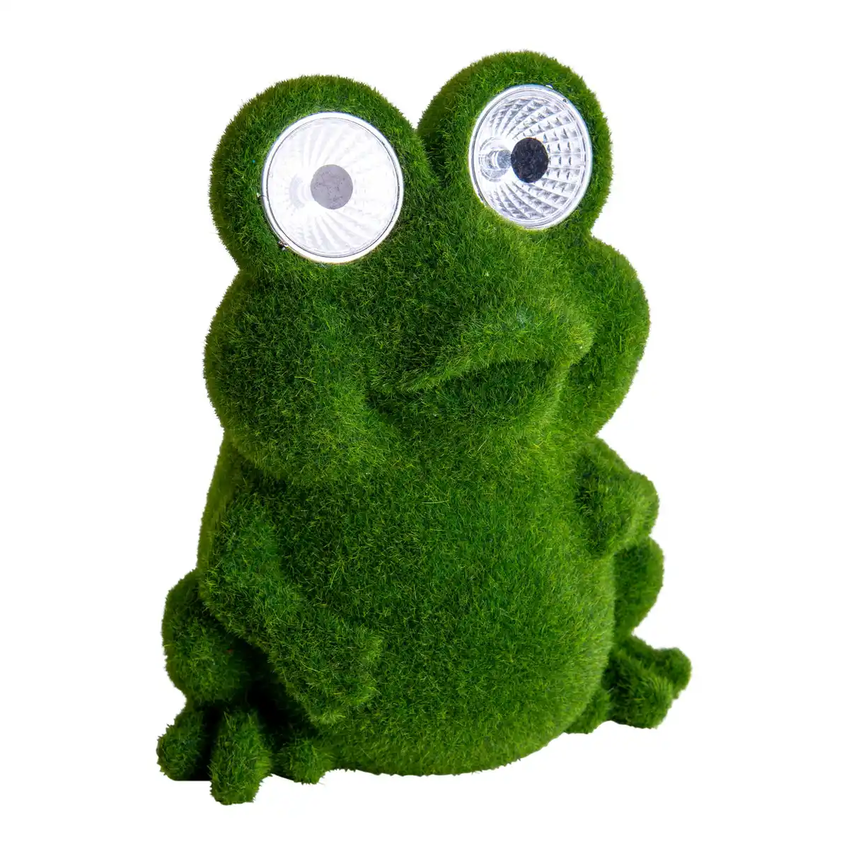 Bild 1 von Light & More LED Solar-Frosch grün 17,5 x 14,3 cm kaltweiß