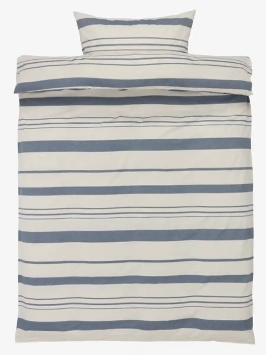 Bild 1 von Bettwäsche SILJE Baumwolle/garngefärbt 135x200 blau