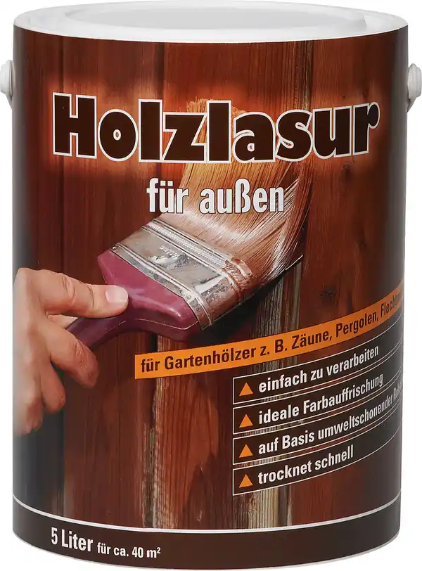 Bild 1 von Holzschutzlasur Painttain 5 L teak