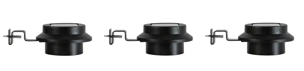 Bild 1 von TrendLine LED Solar-Zaunleuchte 3er-Set mit Dämmerungssensor IP44