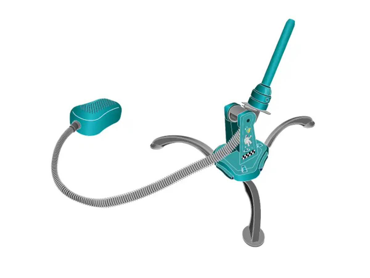 Bild 1 von Playtive Druckluftrakete, mit aerodynamischer Rakete, 12-tlg.