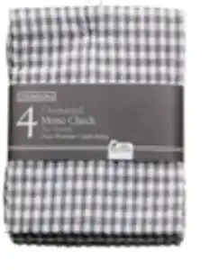 Dream Cloud Geschirrtücher kariert 4er Pack 45x65cm sort. Farbe: Grau