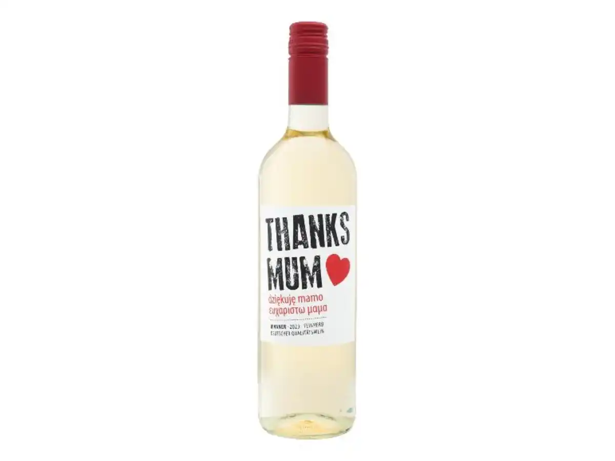 Bild 1 von Thanks Mum Rivaner Nahe QbA feinherb, Weißwein 2023,  100 ml