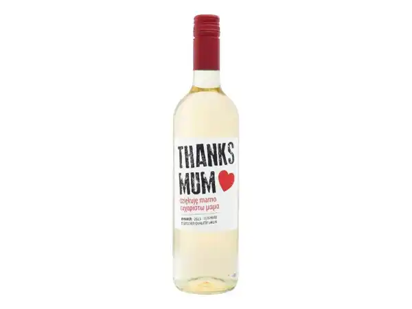 Bild 1 von Thanks Mum Rivaner Nahe QbA feinherb, Weißwein 2023,  100 ml