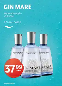 GIN MARE Mediterranean Gin 42,7 % Vol.