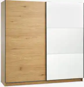 Kleiderschrank RABERG 200x200 m/Spiegel eichefarben