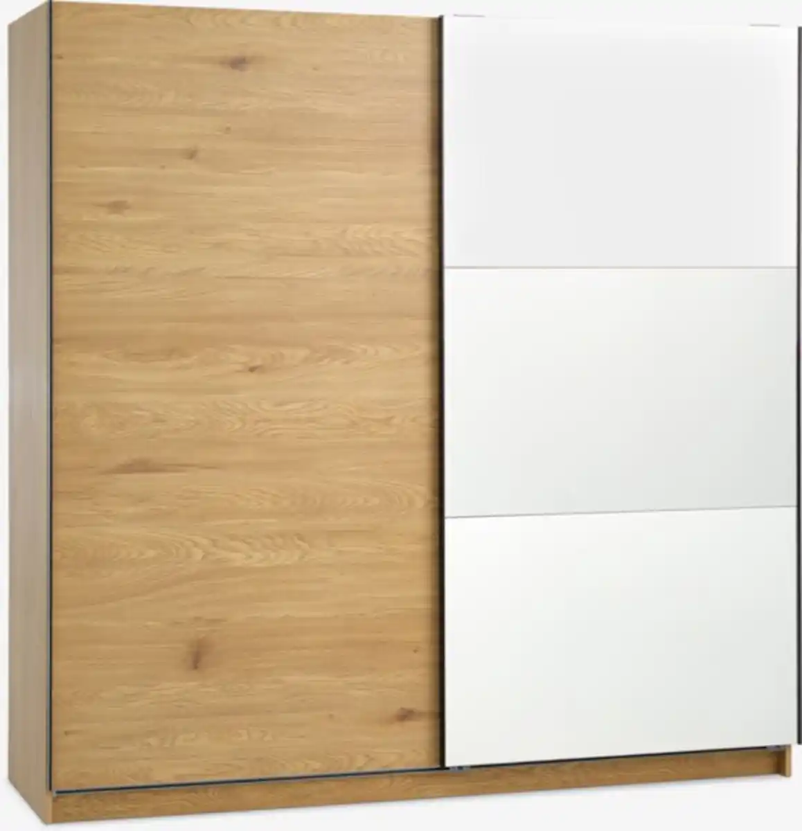 Bild 1 von Kleiderschrank RABERG 200x200 m/Spiegel eichefarben