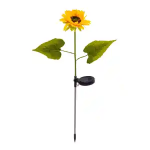 Light & More LED Solar-Sonnenblume 78,5 cm warmweiß 2 Stück