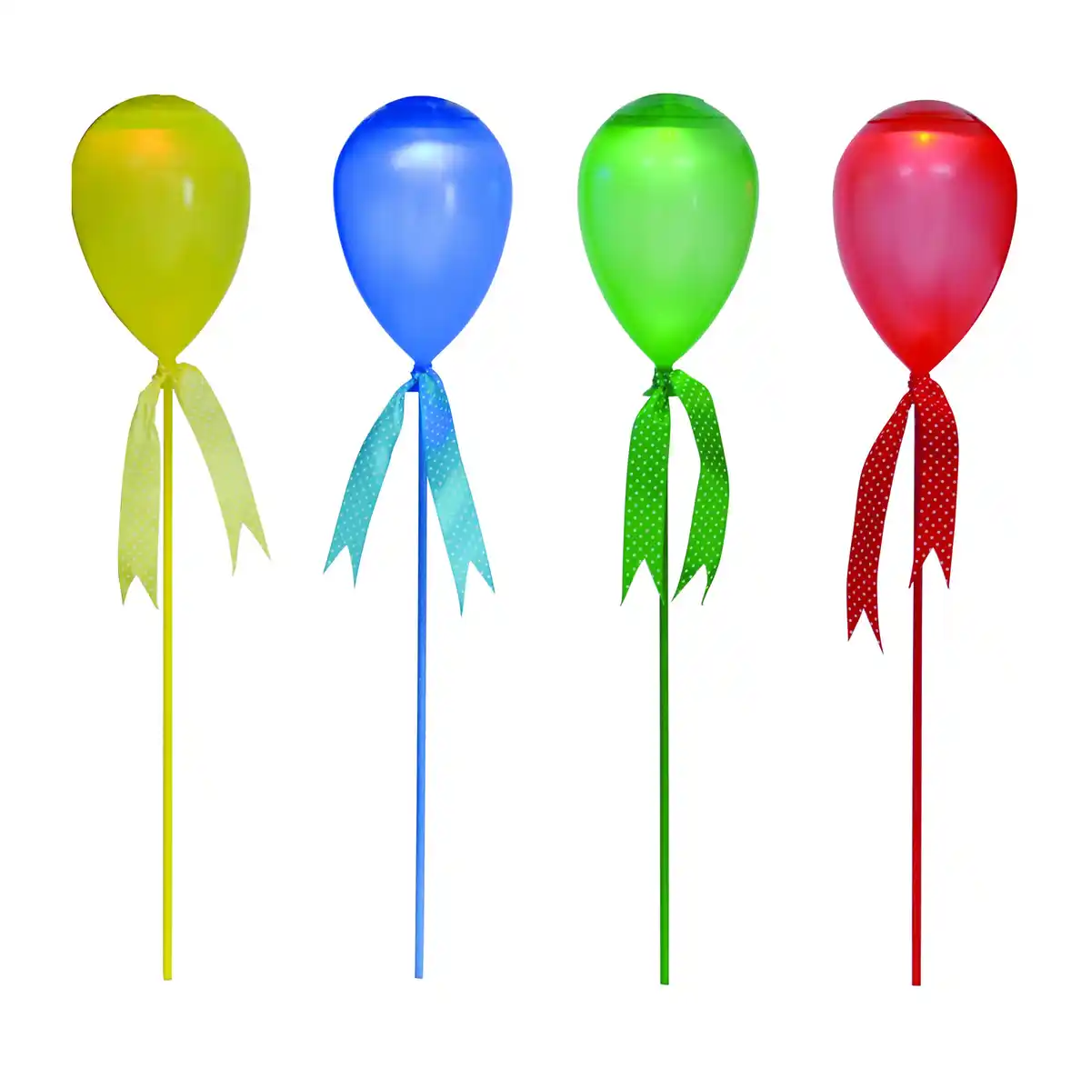 Bild 1 von Light & More LED Solar-Ballons bunt 12 cm 4 Stück