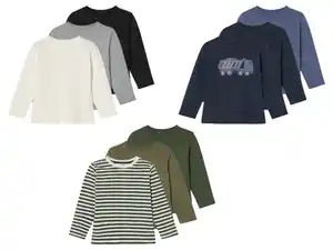 lupilu® Kinder Langarmshirts, 3 Stück