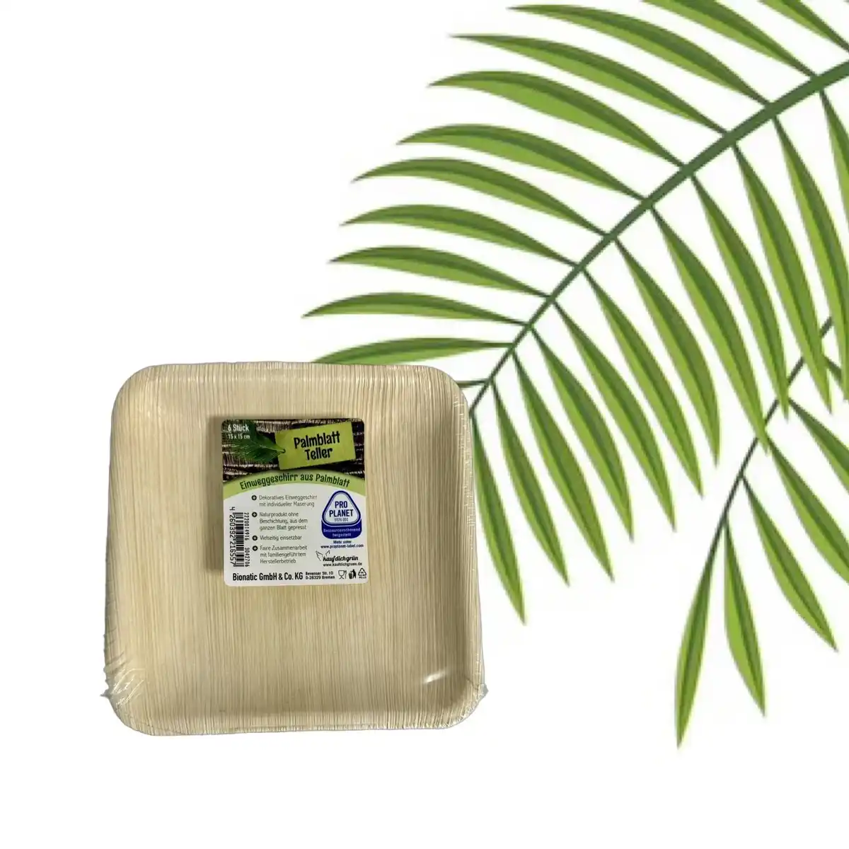 Bild 1 von Einwegteller ca. 15 x 15 cm