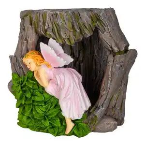 Light & More LED Solarleuchte Engel mit Flügel 16 x 16 cm