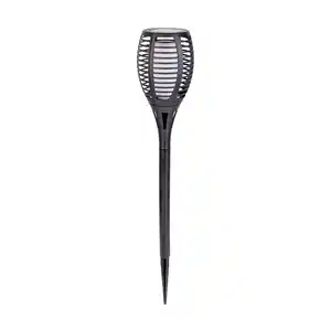 Light & More LED Solarleuchte Fackel schwarz