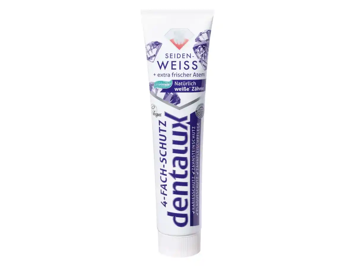Bild 1 von Dentalux Zahncreme Seidenweiss,  125 ml