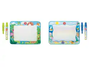 Playtive Malmatte mit Wasserstift, mit 4 Schlaufen zum Befestigen und Fixieren