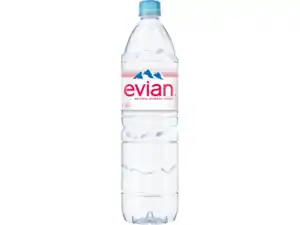 Evian Mineralwasser, still