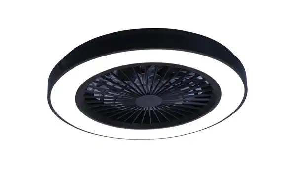 Bild 1 von LED Deckenleuchte mit Ventilator Petri Ø 48 cm 40 W schwarz