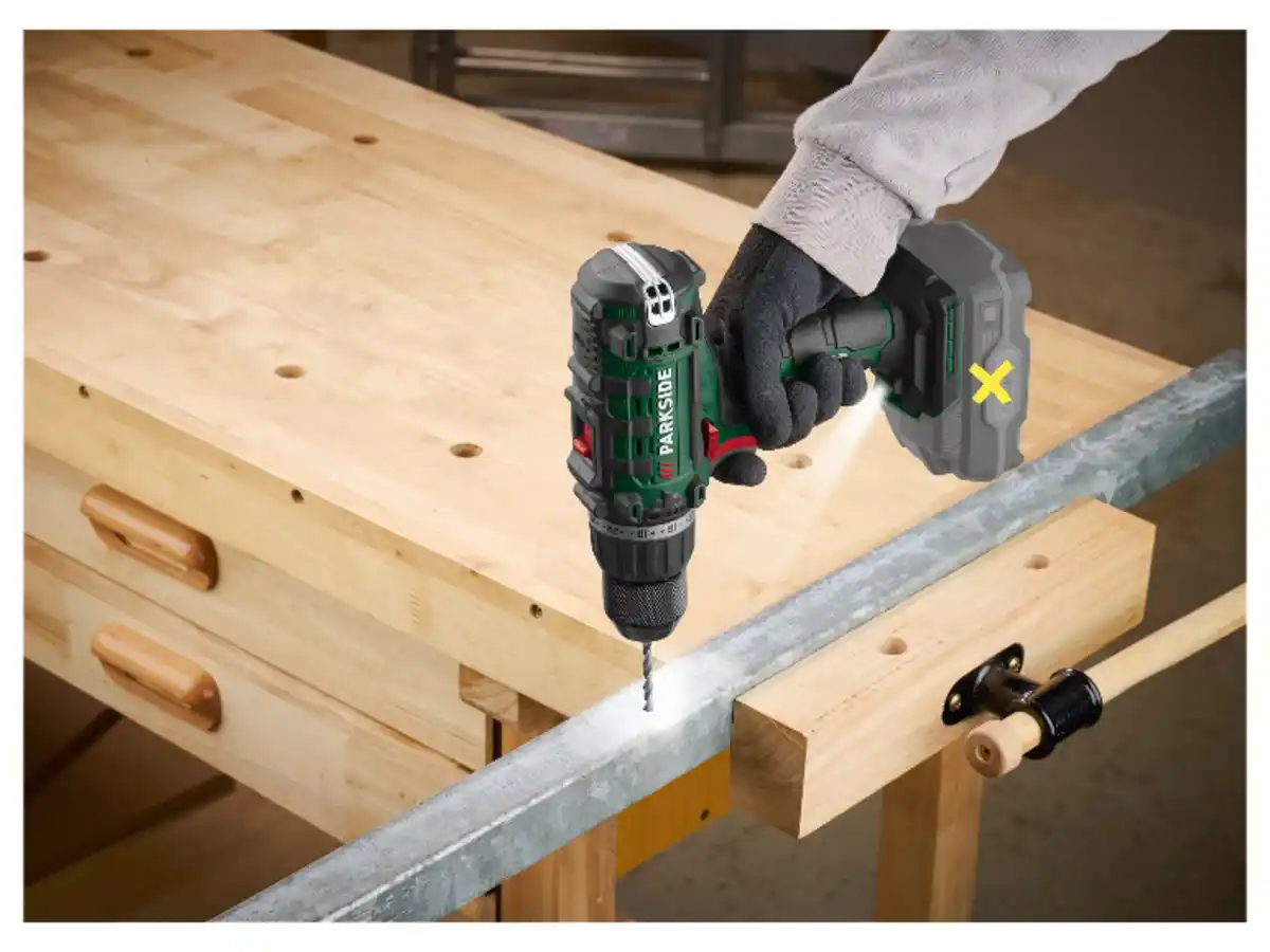 Bild 2 von PARKSIDE® 20 V Akku-Bohrschrauber »PABS 20 Li I9«, ohne Akku und Ladegerät