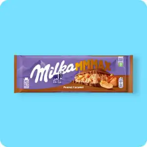 MILKA Große Tafelschokolade, Erdnuss-Karamell