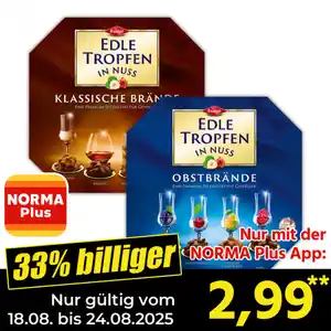 Trumpf Edle Tropfen in Nuss