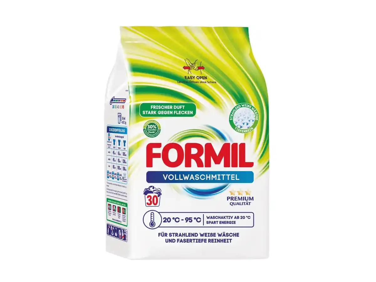 Bild 1 von Formil Vollwaschmittel,  30 Waschladungen