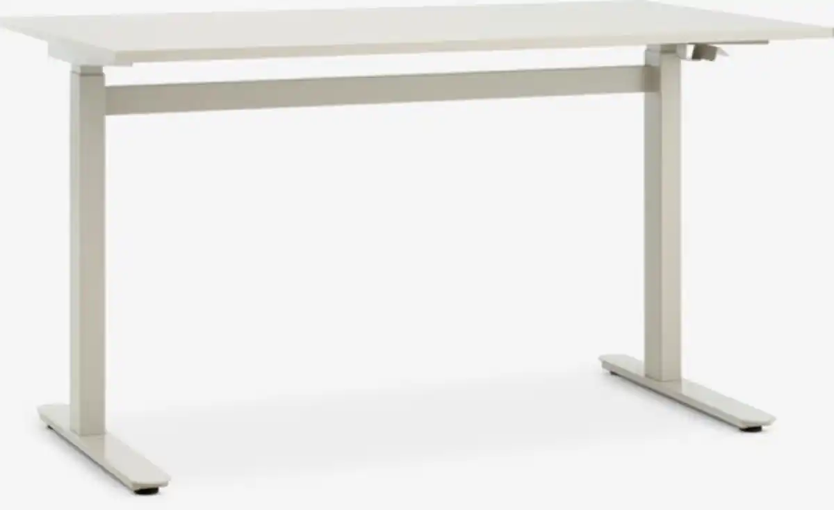 Bild 1 von Höhenverstellbarer Schreibtisch LUNDTOF 70x130 beige