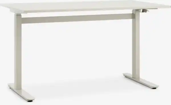 Bild 1 von Höhenverstellbarer Schreibtisch LUNDTOF 70x130 beige