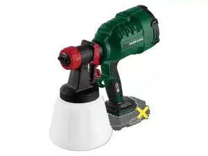PARKSIDE® 20 V Akku-Farbspritzpistole »PFSA 20-Li B2«, ohne Akku und Ladegerät