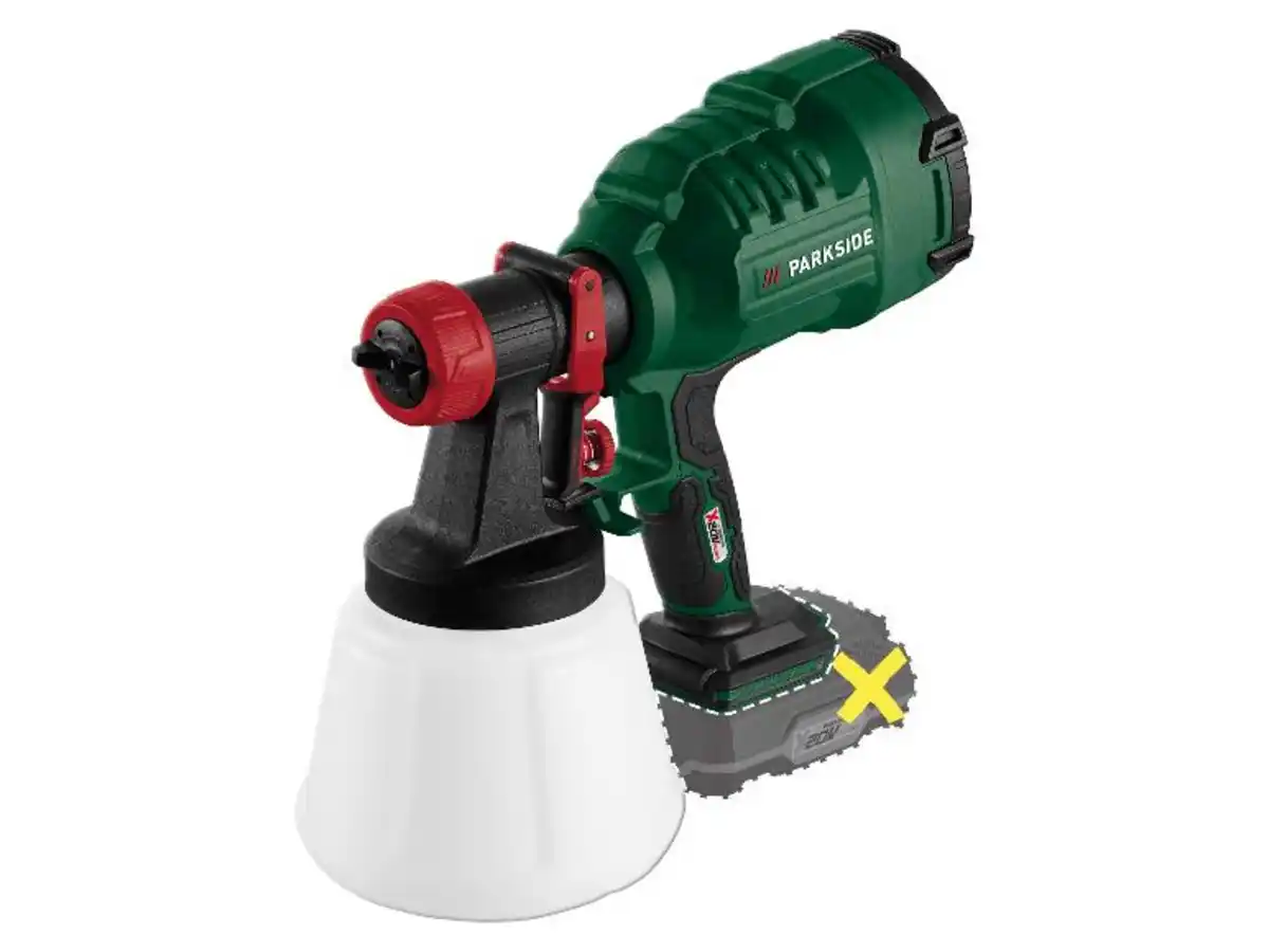 Bild 1 von PARKSIDE® 20 V Akku-Farbspritzpistole »PFSA 20-Li B2«, ohne Akku und Ladegerät