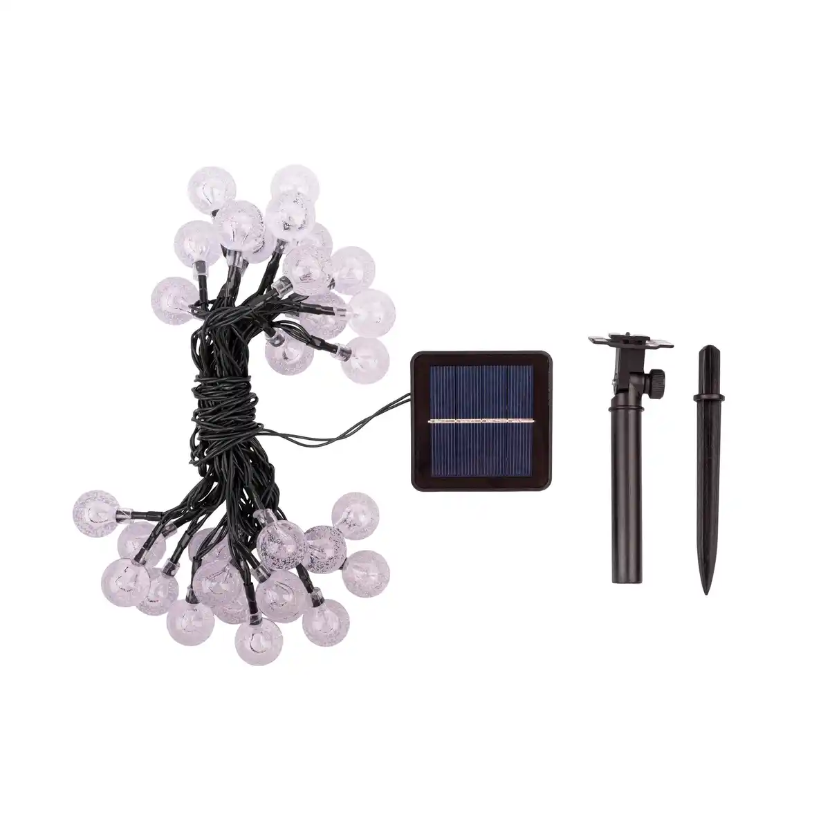 Bild 1 von Light & More LED Solar-Lichterkette Birnchen 8,7 m warmweiß mit Fernbedienung