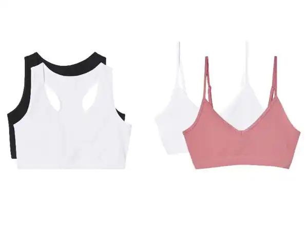 Bild 1 von esmara® Kinder Mädchen Bustier, 2 Stück