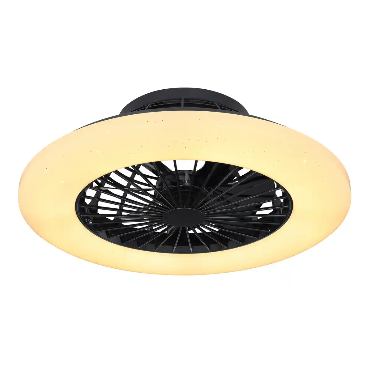 Bild 1 von GLOBO LIGHTING LED-Deckenventilator »Travo«, Ø50 cm, Kunststoff, schwarz