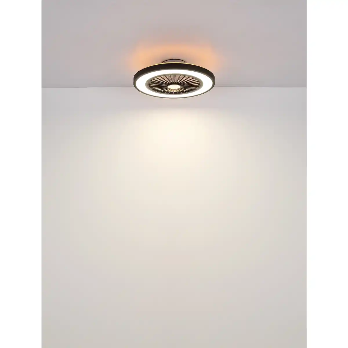 Bild 3 von GLOBO LIGHTING LED-Deckenventilator »BLIZZAK«, Ø54 cm, Kunststoff, schwarz