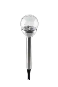 LED Solarleuchte Glas RGB 34 cm