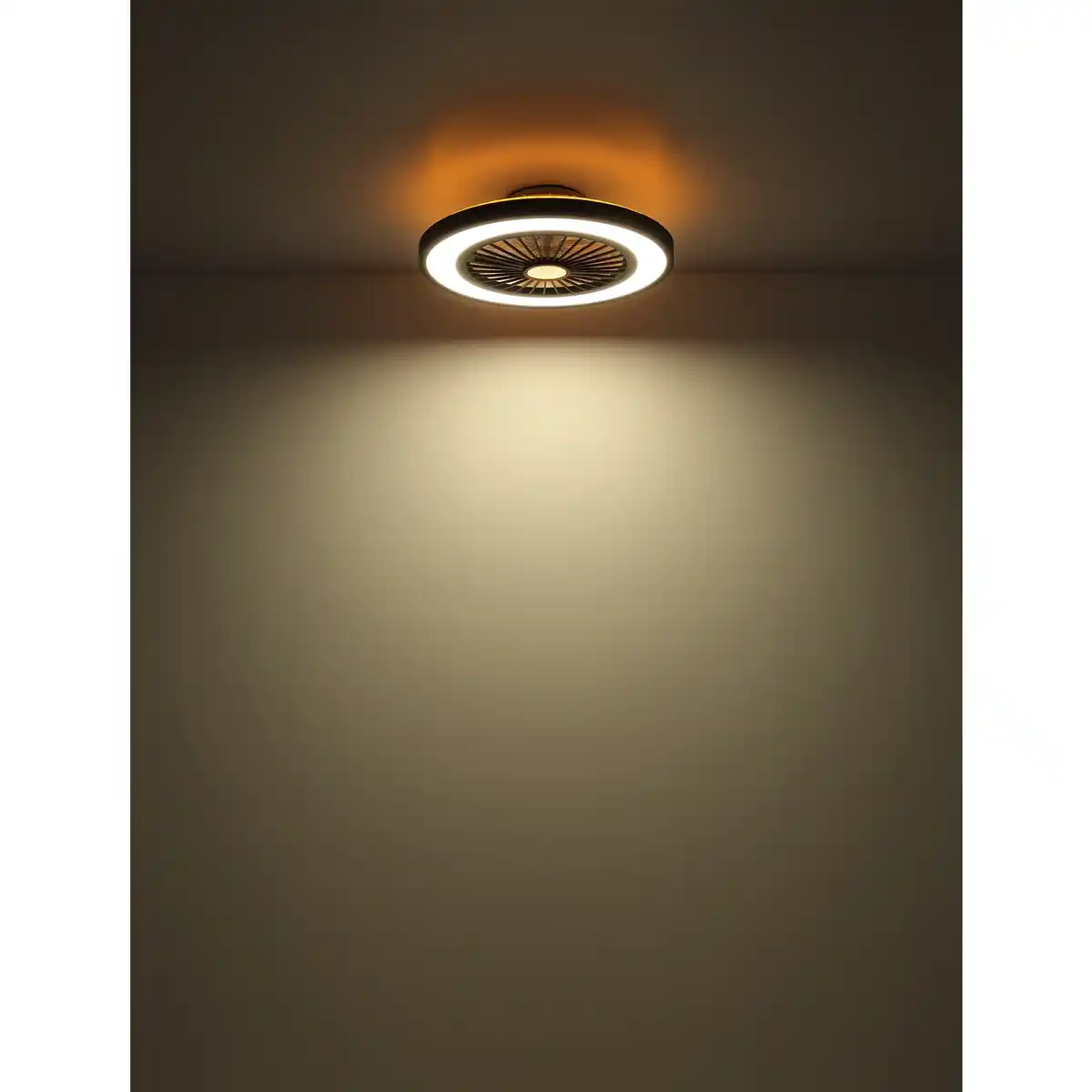 Bild 2 von GLOBO LIGHTING LED-Deckenventilator »BLIZZAK«, Ø54 cm, Kunststoff, schwarz