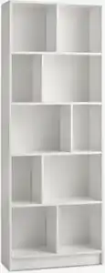 Bücherregal MOSBJERG 10 Böden weiß