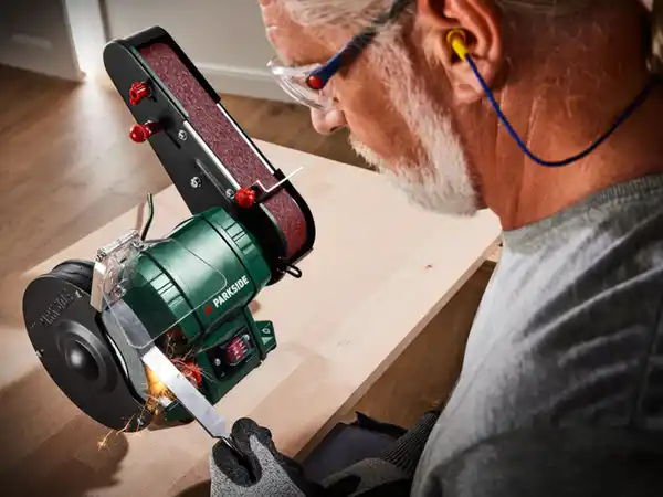 Bild 2 von PARKSIDE® Stand-Bandschleifer »PSBS 240 C2«, 240 Watt