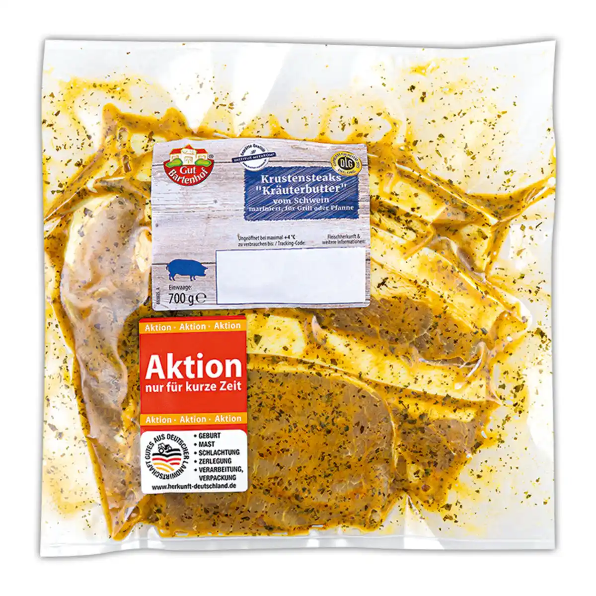 Bild 2 von Gut Bartenhof Krustensteaks vom Schwein